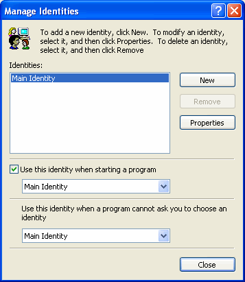outlook identity pc